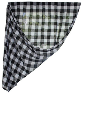 Heirloom Buffalo Check Black Oat Panel H8015111 - The Fox Decor